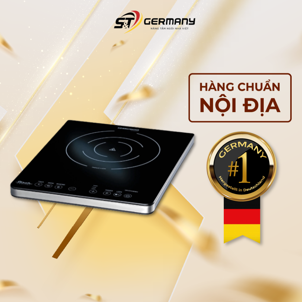Bếp từ đơn rommelsbacher ct 2100/in, gia dụng nội địa đức germanysnt 30006