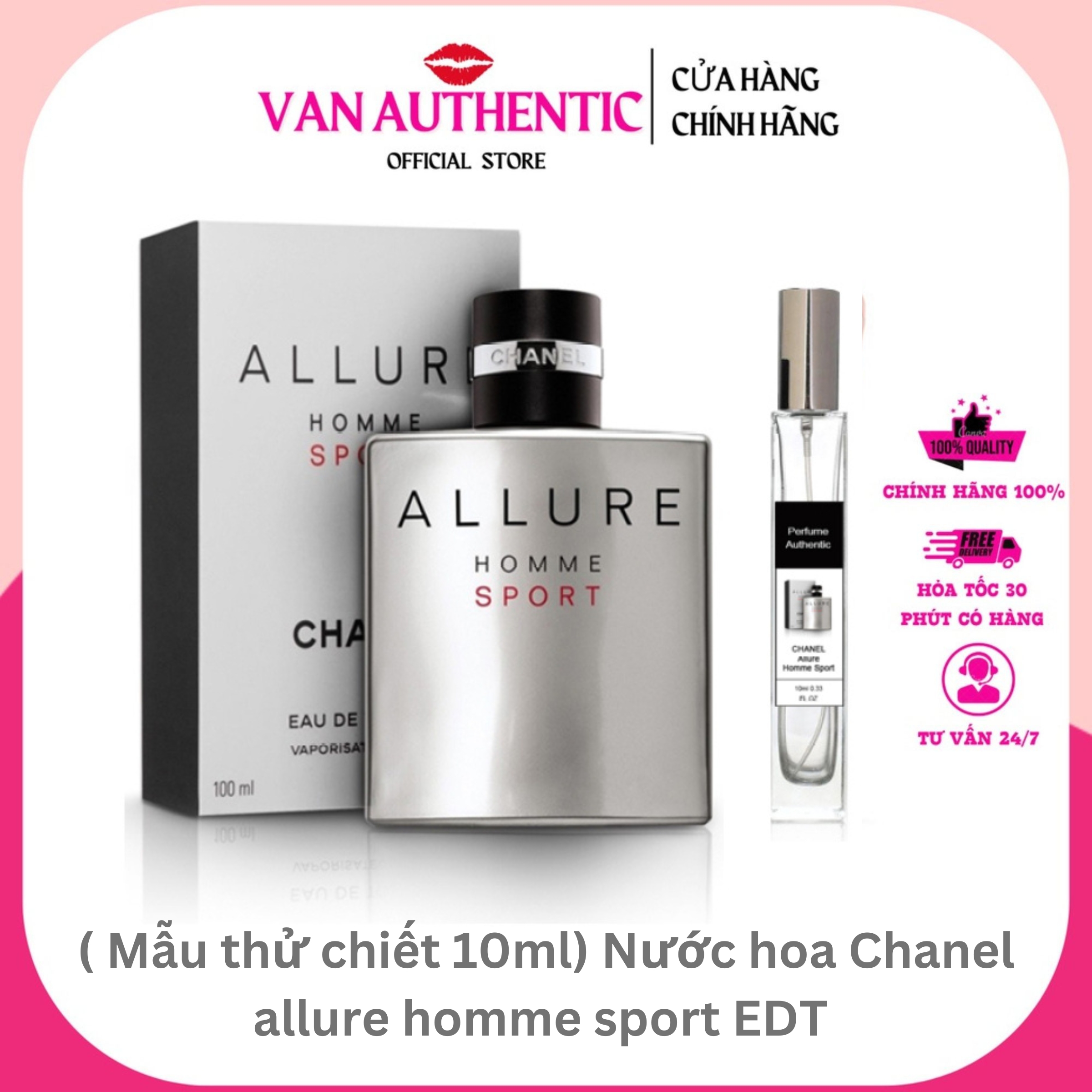 Nước hoa Chanel allure homme sport EDT FULL 100ml - CHIẾT 10ML 
