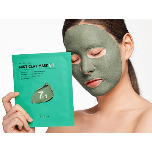 Mặt Nạ Barulab 7 In 1 Total Solution Mint Clay Mask Xanh (Date 07/2024)