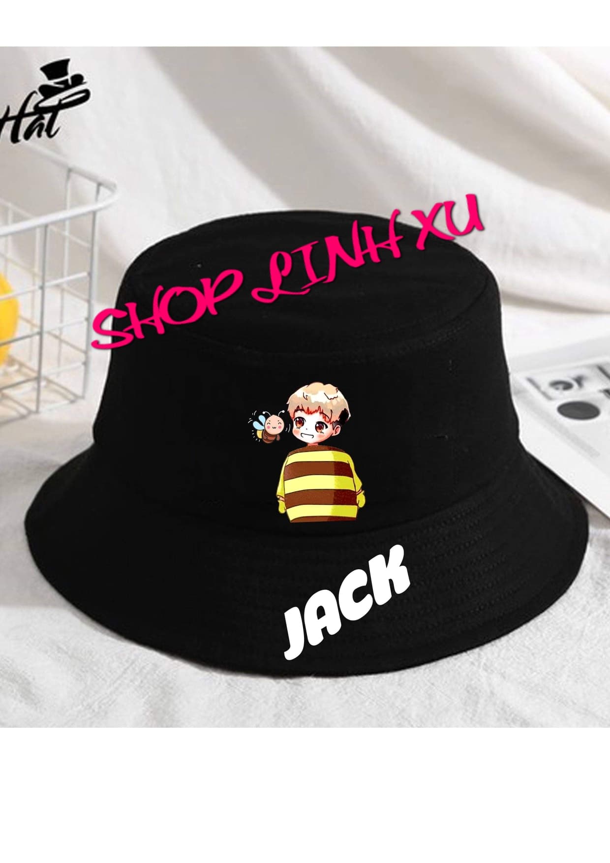mũ bucket JACK , Nón Jack Cho Fan Đóm family