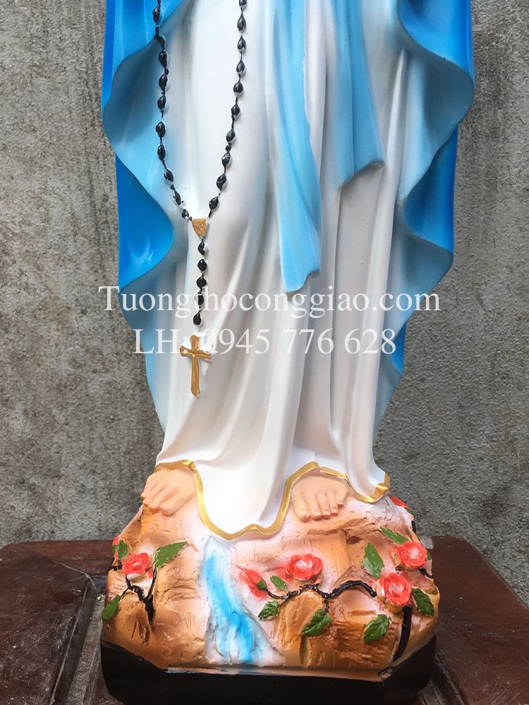 Tượng Đức Mẹ Lộ Đức 60cm