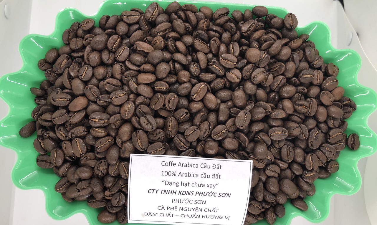 Cà Phê Hạt Cầu Đất 500G (Arabica) Nông Sản Sạch Lâm Đồng