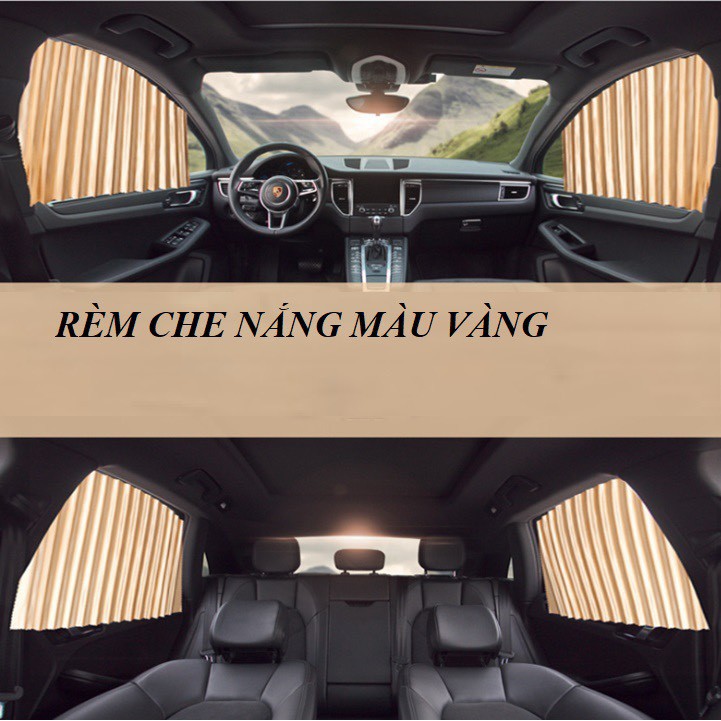 Bộ 4 chiếc rèm chắn nắng nam châm trên ô tô