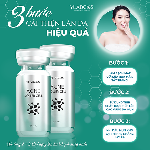 [xả date 29.7.2025] Tinh chất mụn lăn Dr Lacir - ACNE ROLLER CELL DrLacir