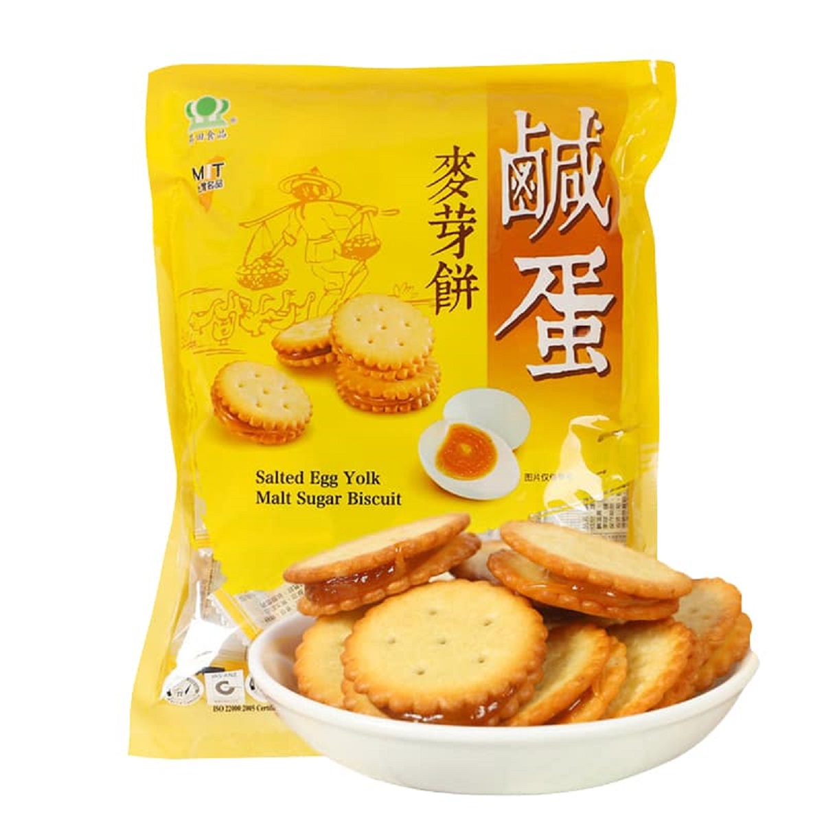 [ BỊCH 180G] Bánh Quy Trứng Muối Đài Loan [VỊ TRỨNG MUỐI ] [SIÊU NGON]