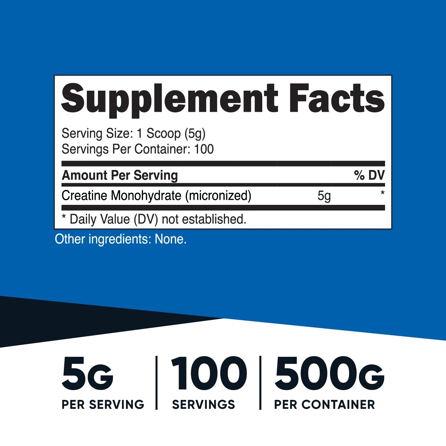 Nutricost Creatine Monohydrate 500g, Hỗ Trợ Tăng Sức Bền và Xây Dựng Cơ Bắp Nhập Khẩu USA