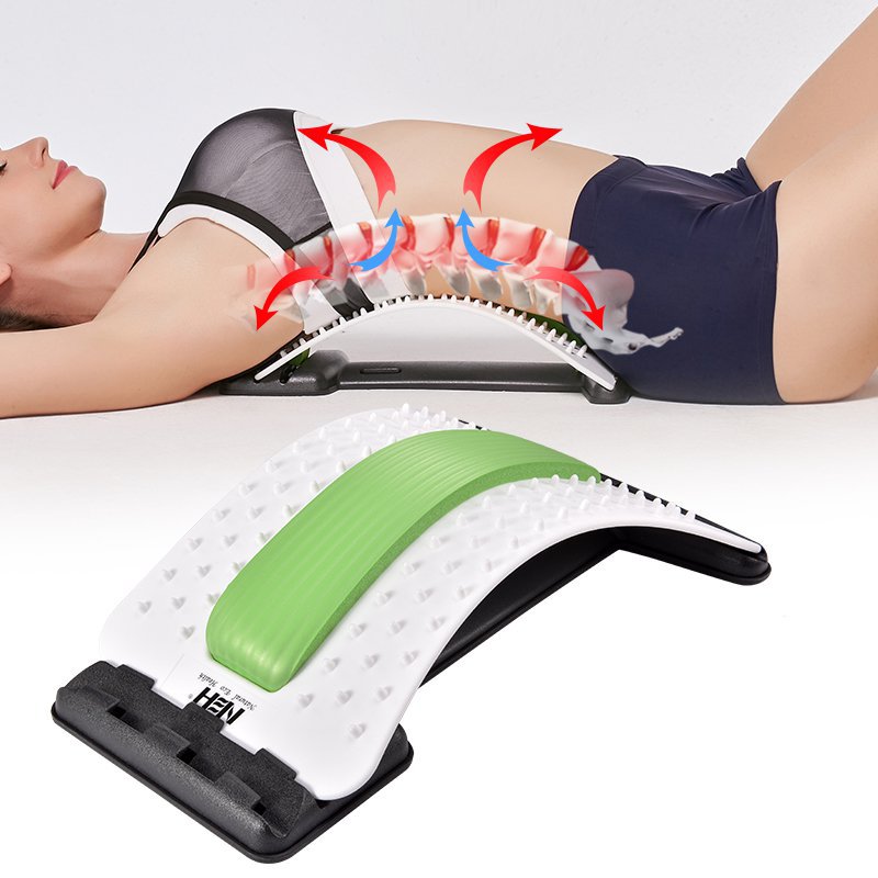Dụng Cụ Massage Hỗ Trợ Tập Lưng Và Cột Sống- Khung Nắn Chỉnh Cột Sống Giảm Đau Lưng, Giảm Thoái Hóa Đốt Sống, Điều Trị Thoát Vị Đĩa Đệm ( có miếng cusu non chính giữa )