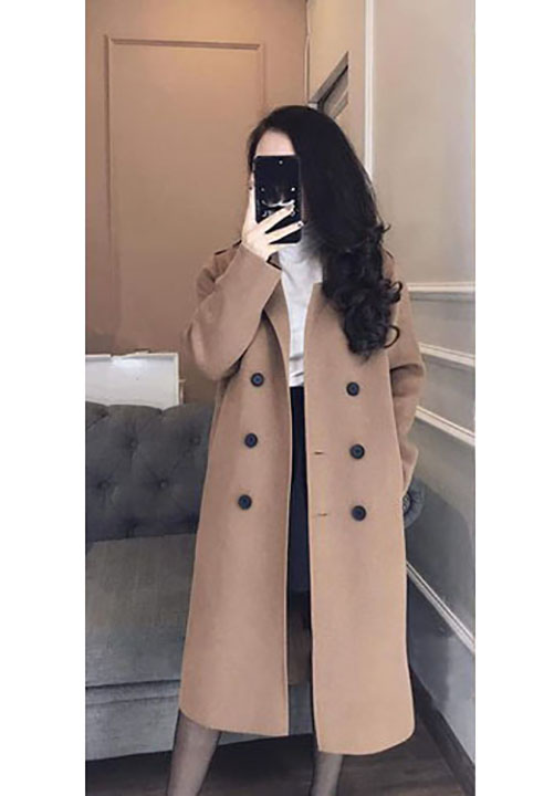 Áo khoác dạ nữ dáng dài