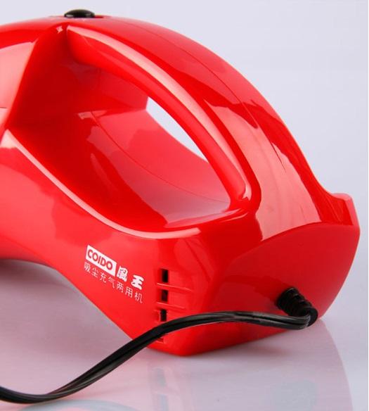 Máy bơm lốp và hút bụi cho ô tô COIDO 6023 ( đỏ )