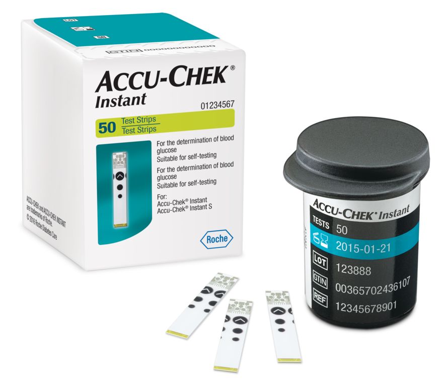 Que thử đường huyết Accu Chek Instant