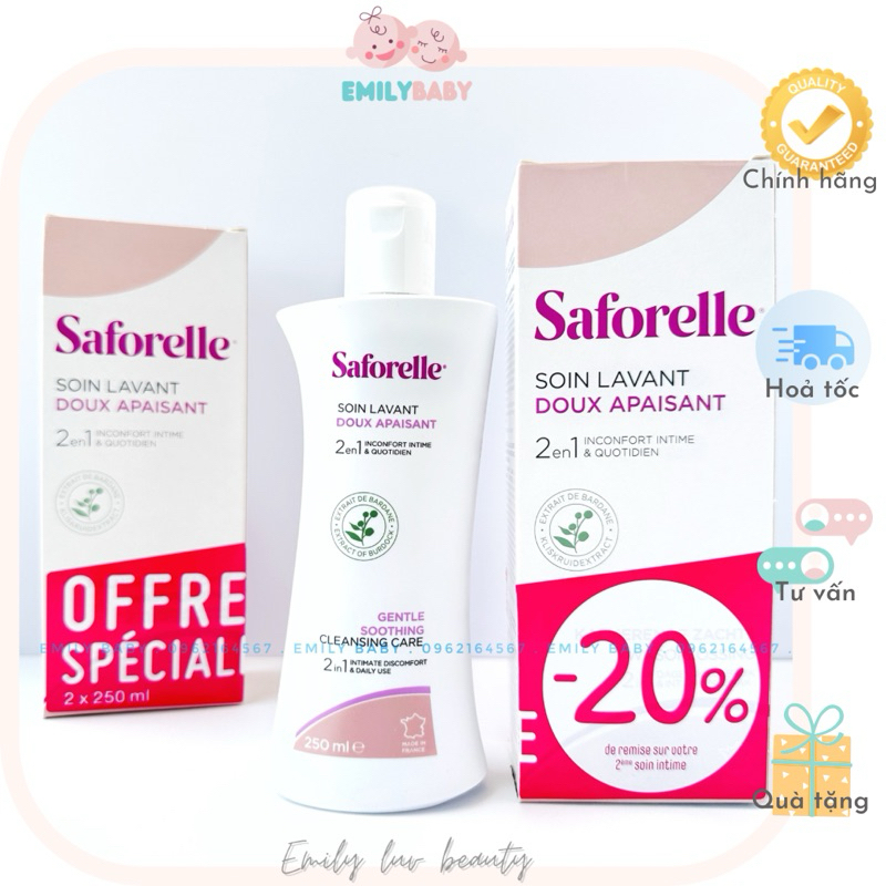 Dung dịch vệ sinh Saforelle Pháp 250ml