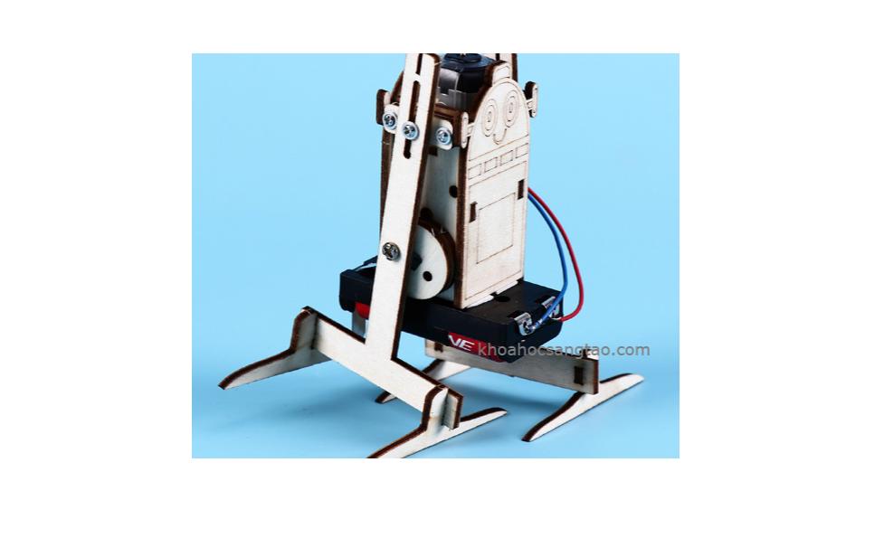 [Stem] Đồ chơi robot gỗ