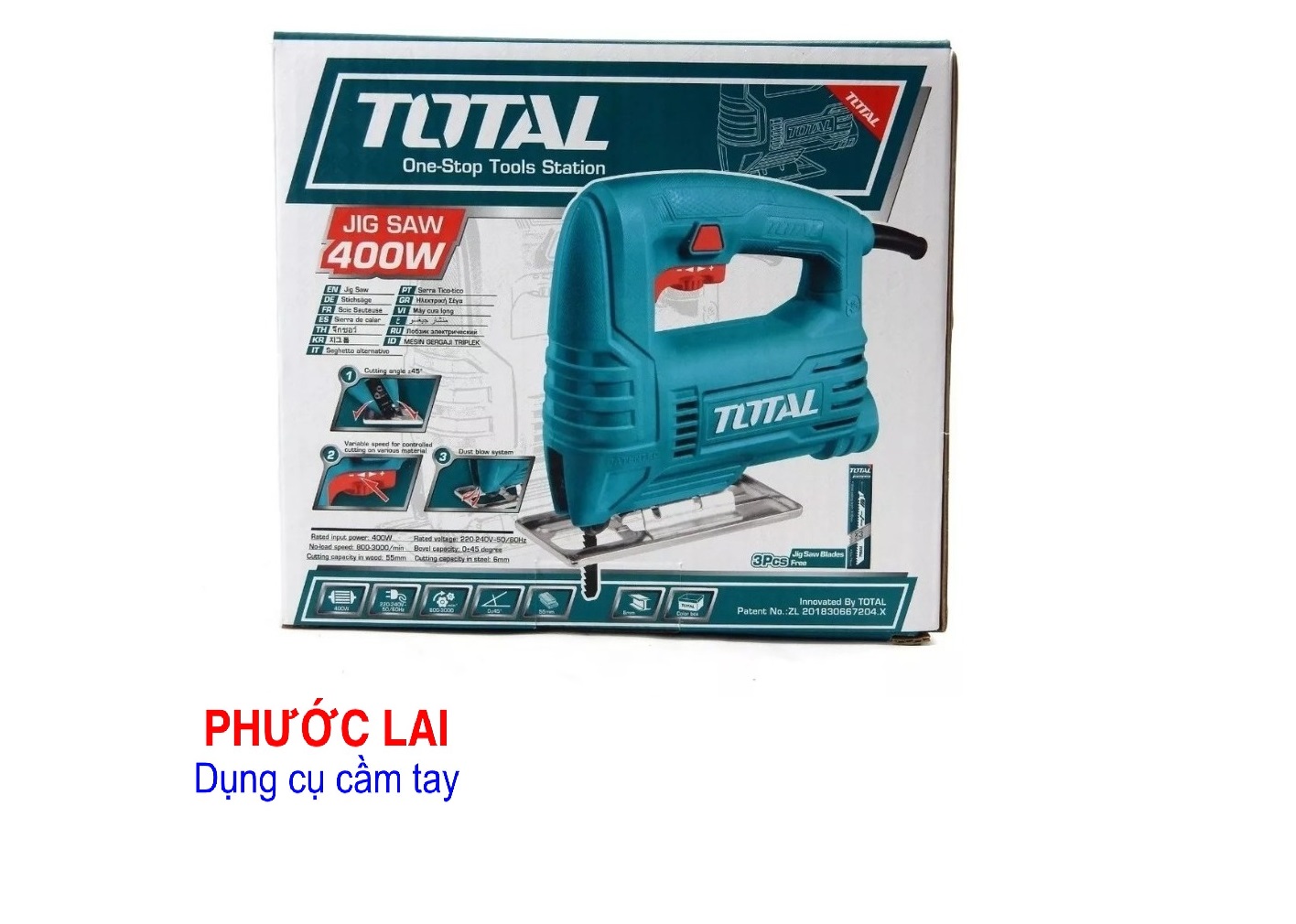 Máy cưa lọng 400W Total TS204556