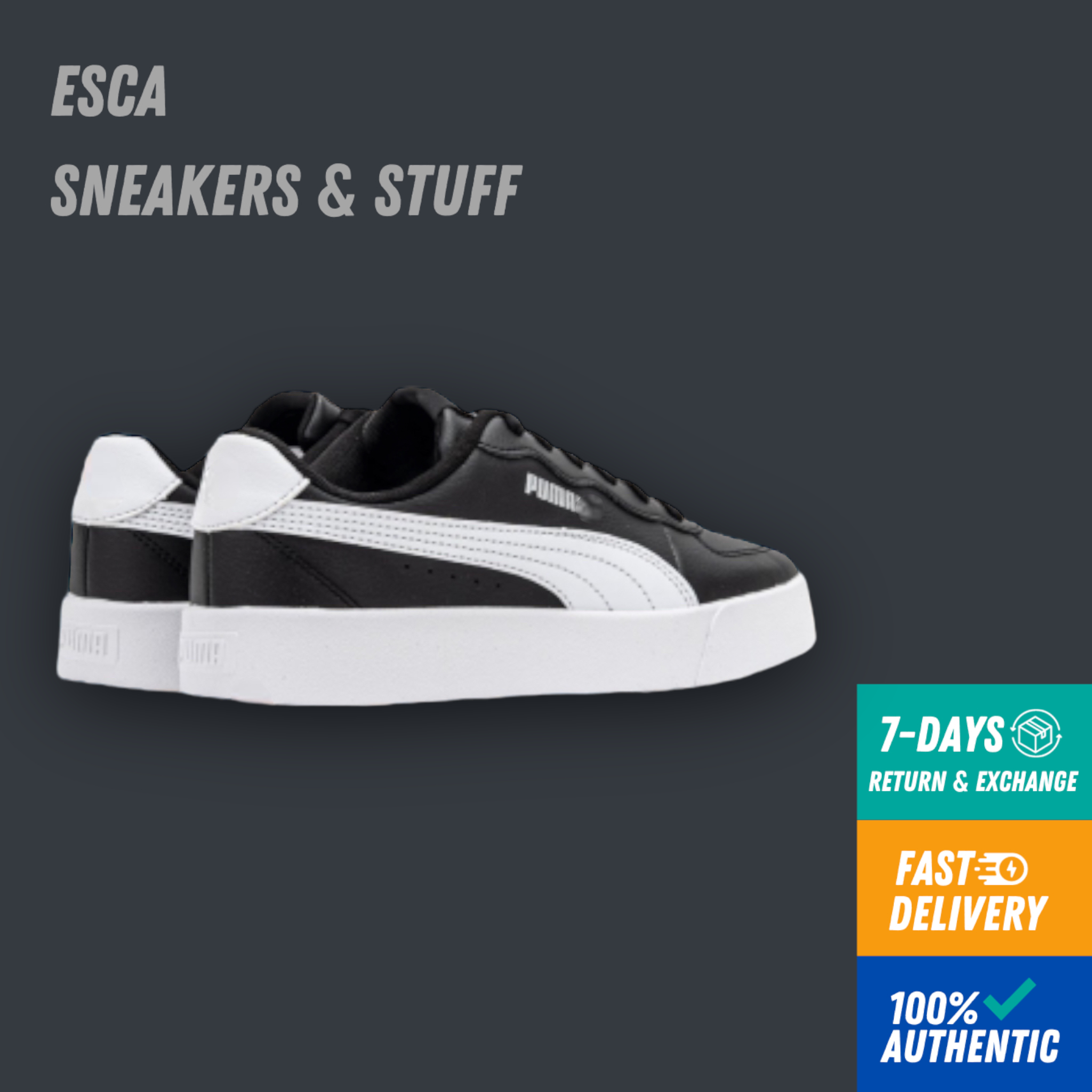 [CHÍNH HÃNG] Giày PUMA SKYE CLEAN BLACK - 380147 01