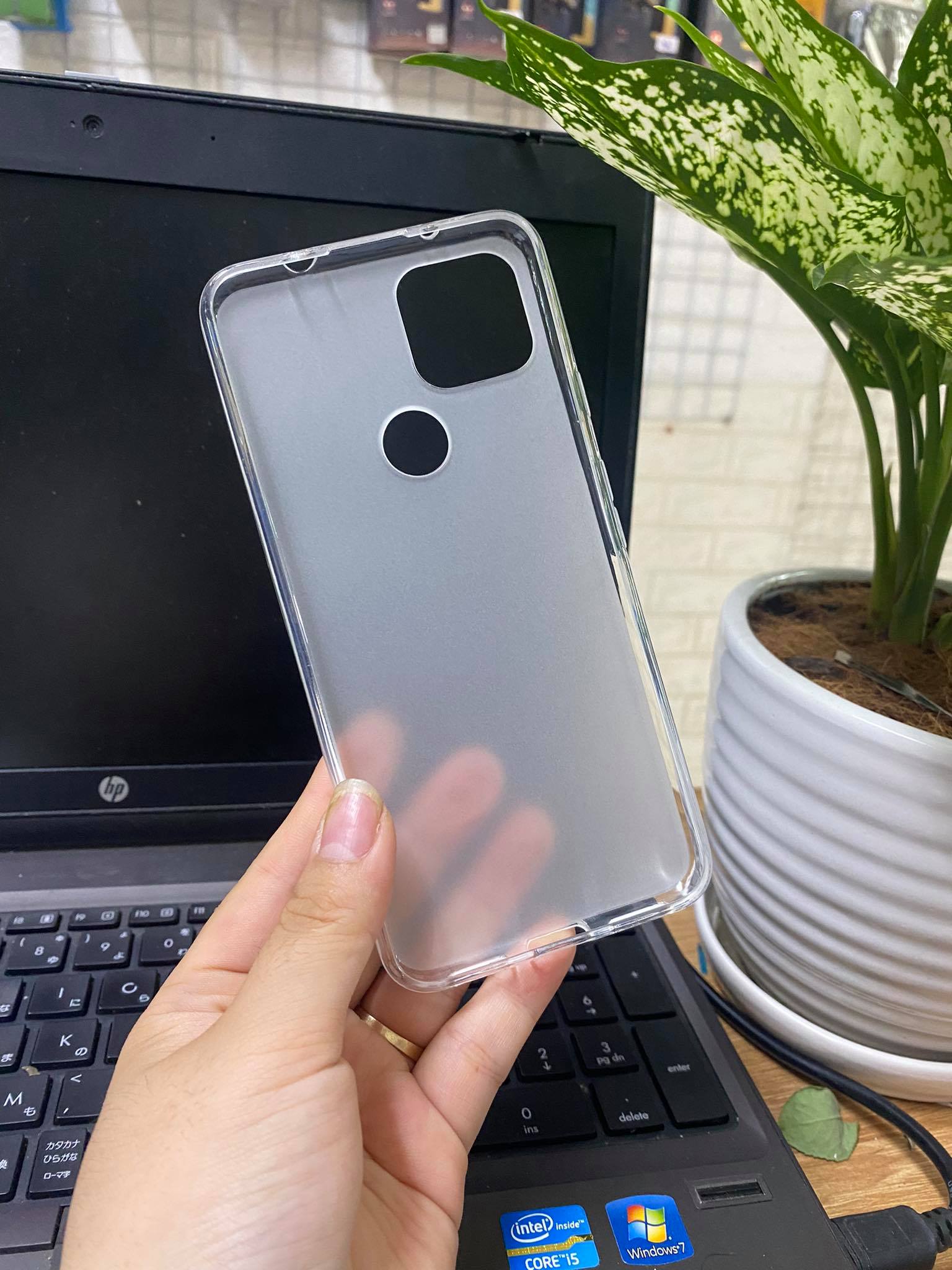 Ốp silicon cho điện thoại Google Pixel 5A