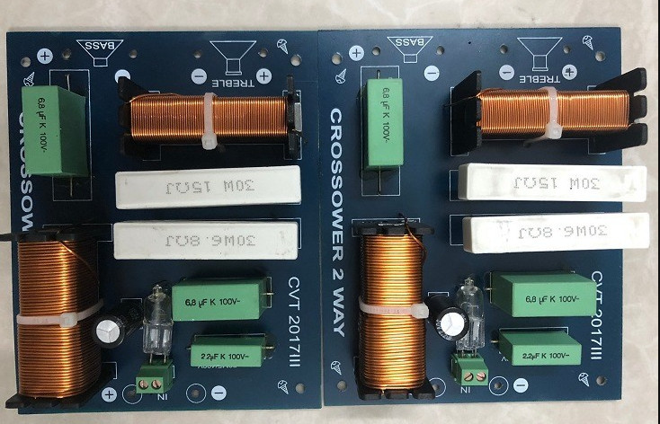 Mạch phân tần loa CVT-2017III 2 way 1 bass + 1 treble