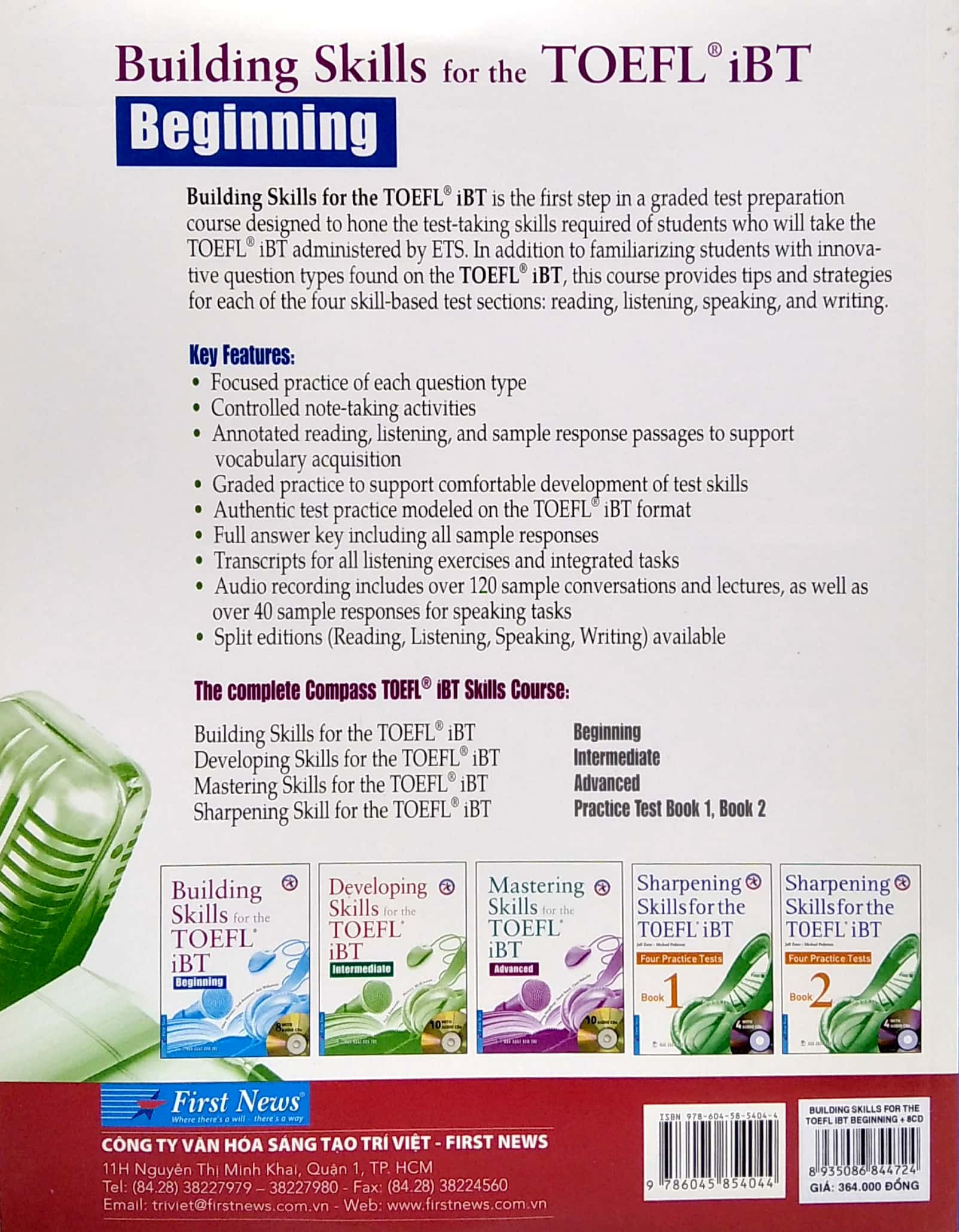 Fahasa - Building Skills For The TOEFL iBT Beginning