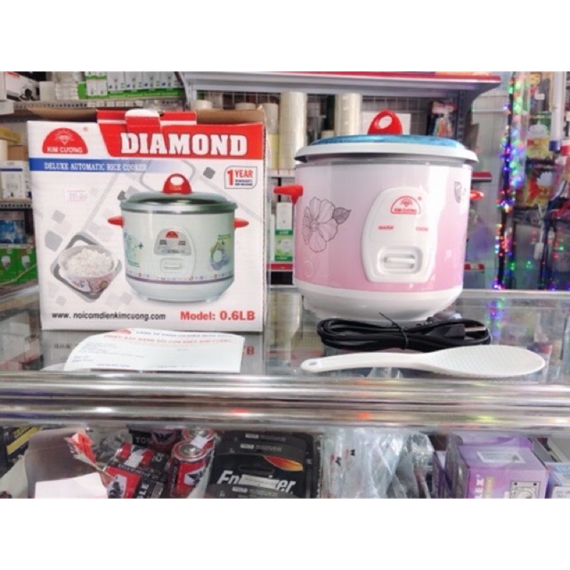 Nồi cơm kim cương nắp rời 0,6 đến 1,8 lít