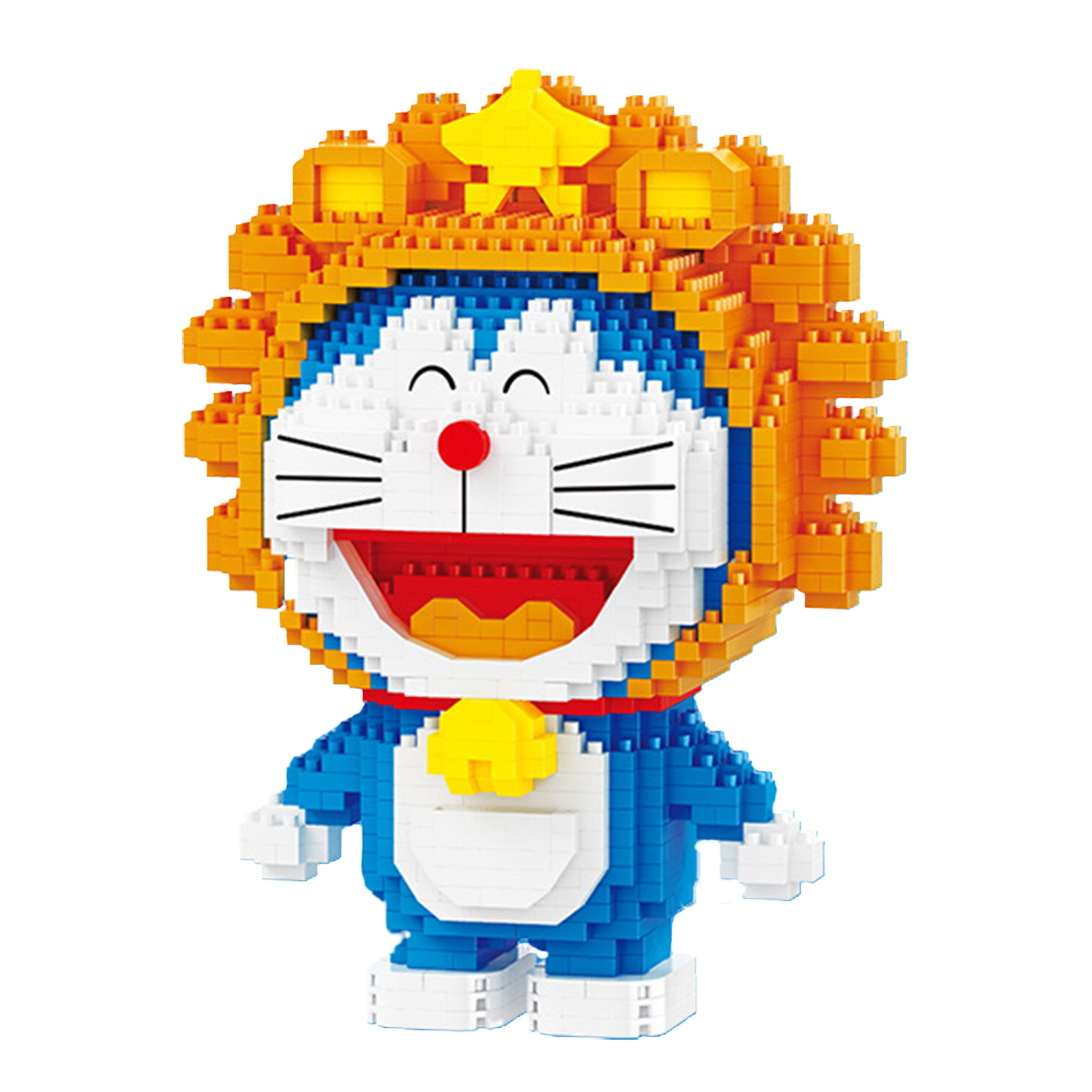 ASTELLA Doraemon Twelve Constellation Building Blocks Environmental Protection Small Particles Micro-particle Building Blocks Assembled Doraemon Cat Toy Building Blocks