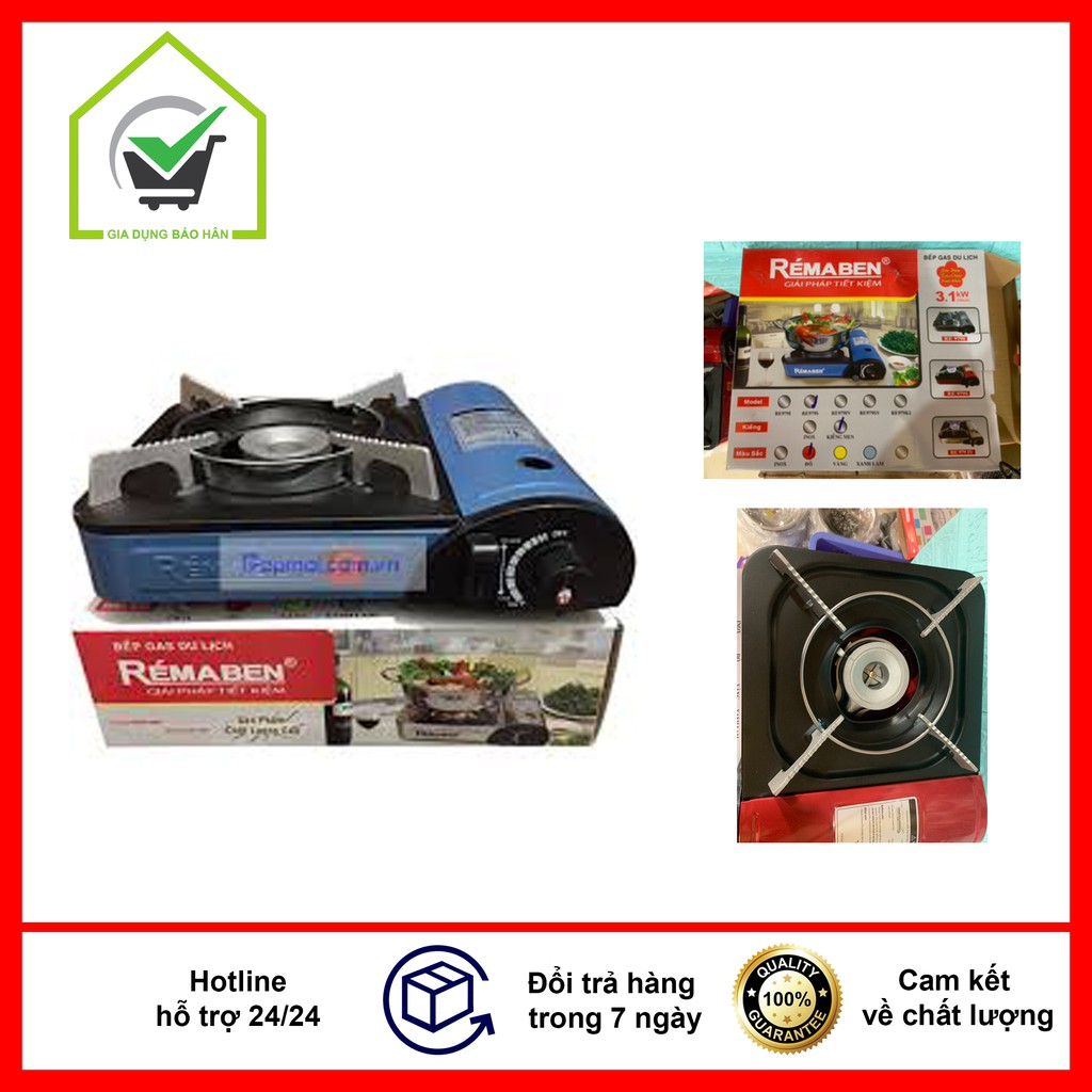 [HÀNG CHÍNH HÃNG] Bếp Ga Mini REMABEN Cao Cấp | Bếp Ga Du Lịch