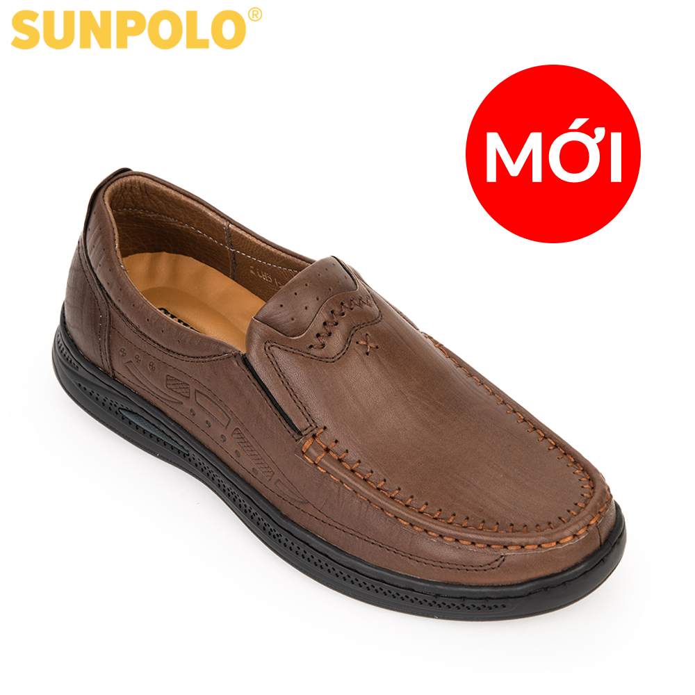 Men leather shoes sunpolo cs5150