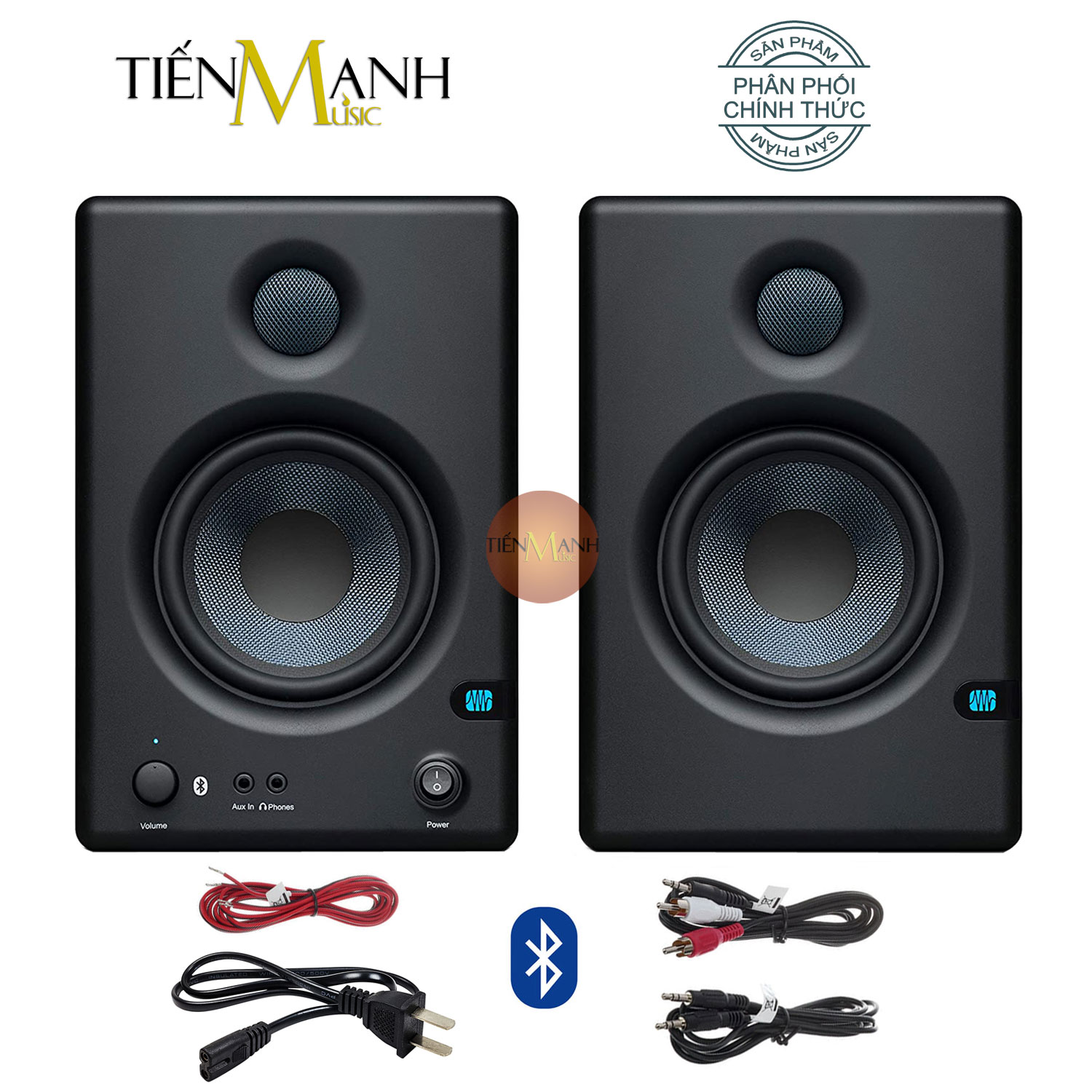 Loa kiểm âm presonus e4.5 bt - eris powered studio monitor speaker nghe nhạc e45 bt gen2 pair