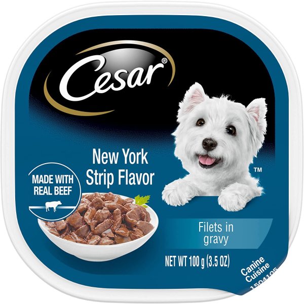 [USA] CESAR Wet Dog Food - Pate Dành Cho Chó - New York Strip 100gr