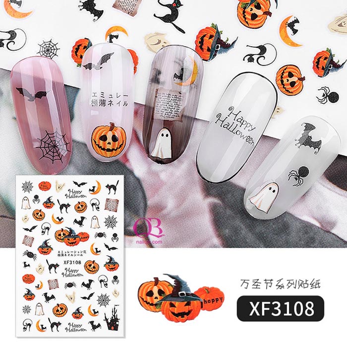 [HCM]Nail sticker dán móng Halloween