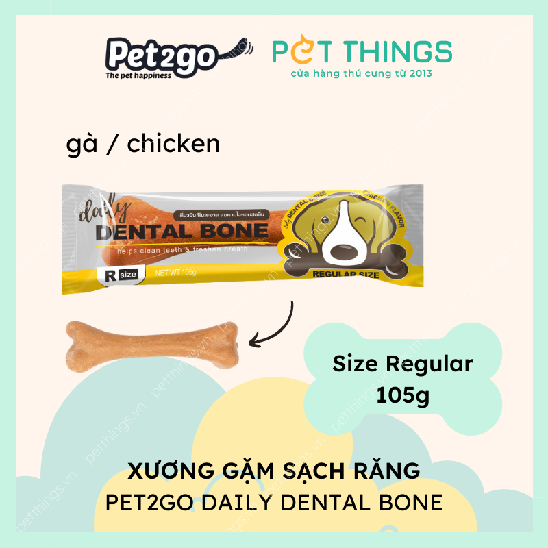 Snack Pet2Go Daily Dental Bone For Dog