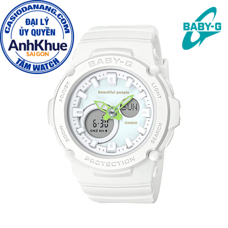 Đồng hồ nữ dây nhựa Casio Baby-G chính hãng Anh Khuê BGA-270BP-7ADR (42mm)