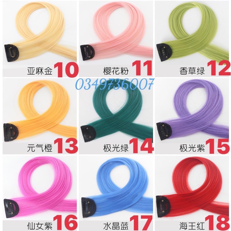Tóc giả highlight màu omber hàng loại 1