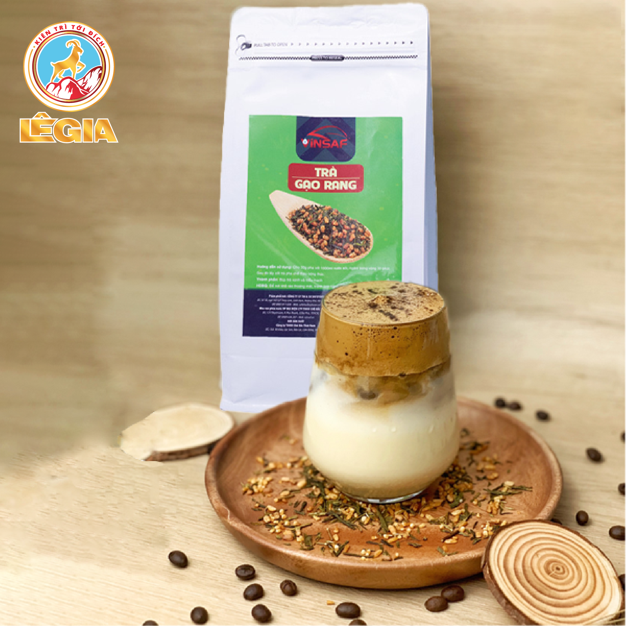Trà Gạo Rang VINSAF 500G