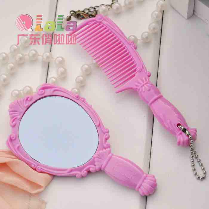 [HCM]Set gương lược cầm tay mini siêu xinh xắn