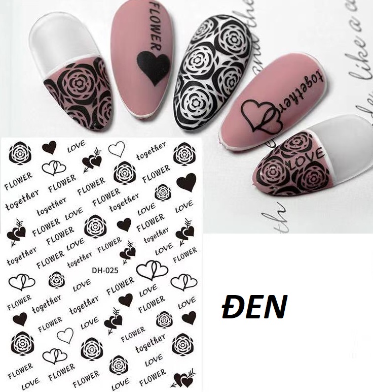 Sticker dán móng tay nail siêu đẹp - sinailmi
