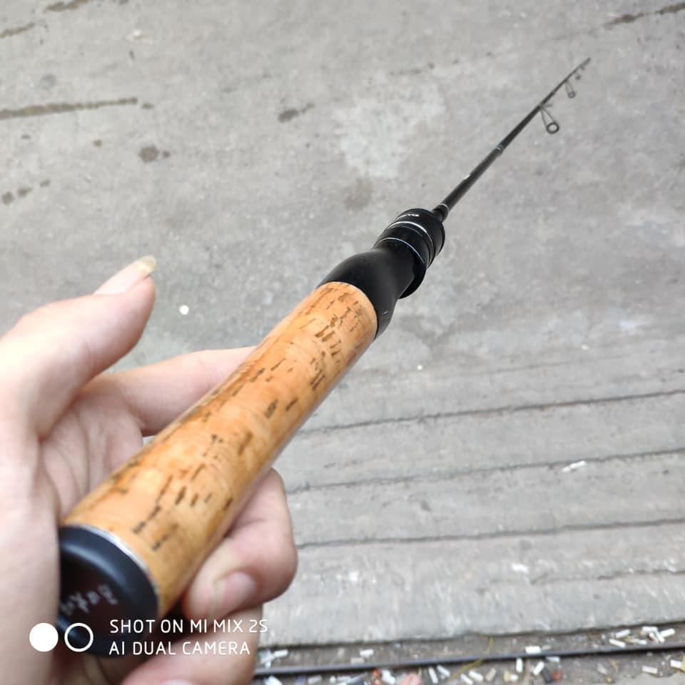 cần câu UL cán gỗ đọt dẻo lure suối