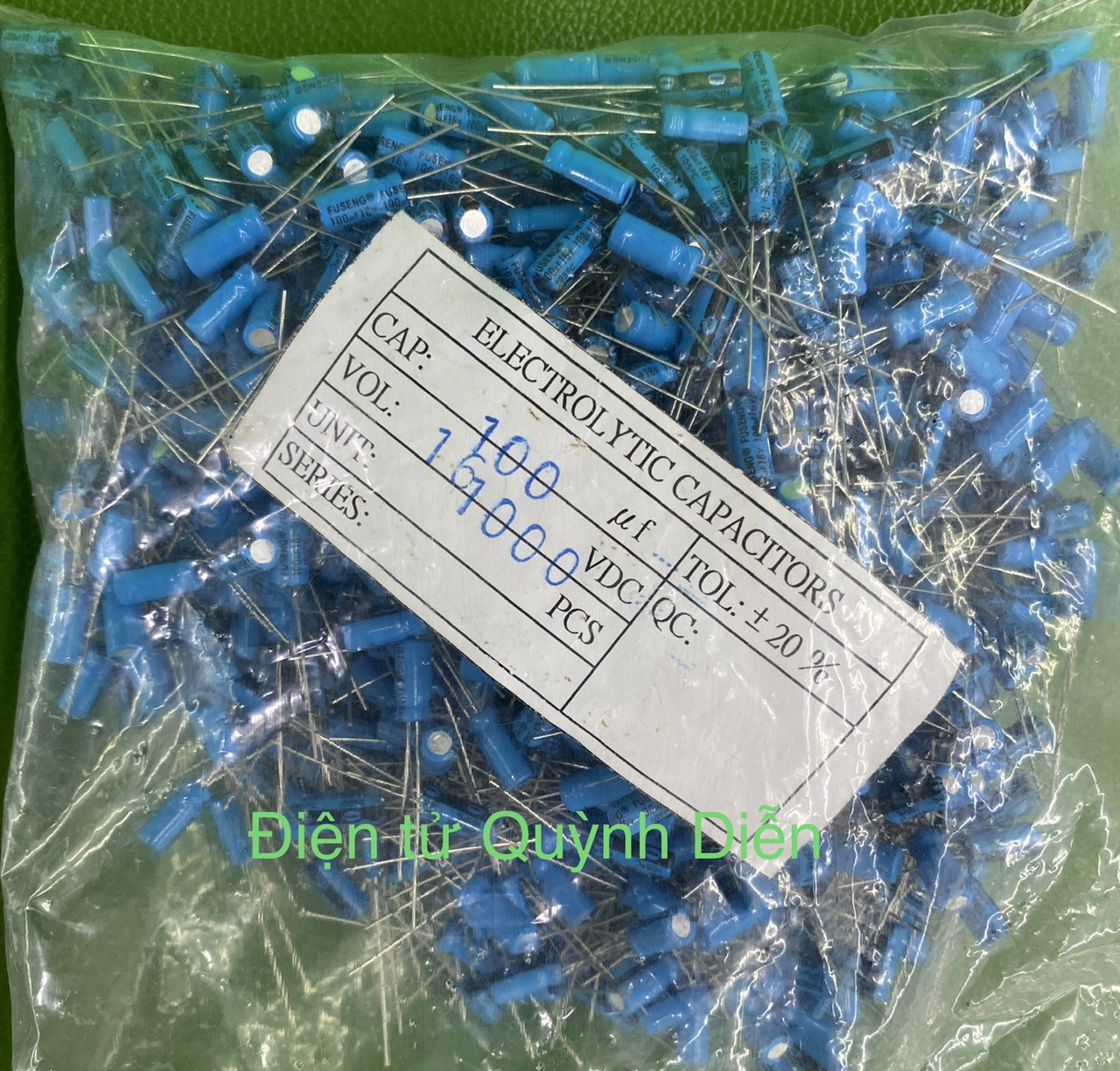 Combo 100 Con Tụ 100uF 16V - FU SENG