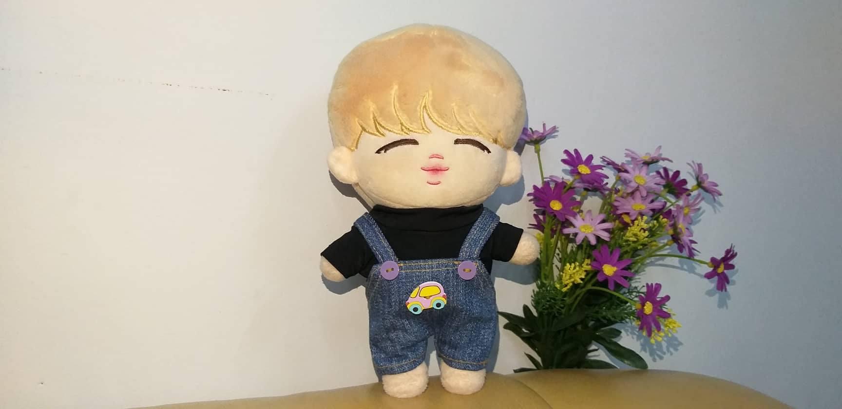 Outfit doll 20 kpop yếm Jean nam