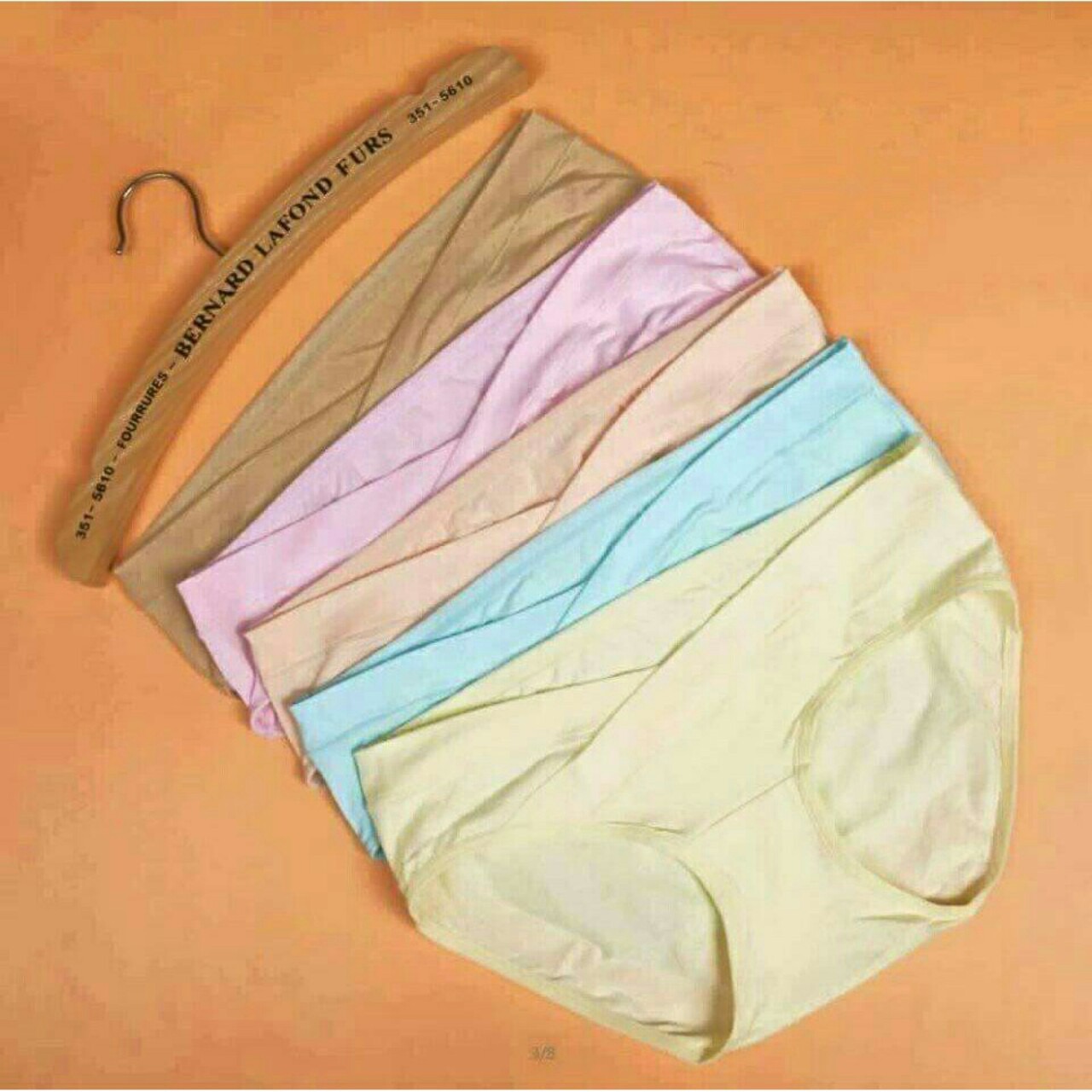 Combo 5 quần lót nữ bầu cotton Beautiful Spring 5765 – Đai bụng bản rộng, co giãn 4 chiều