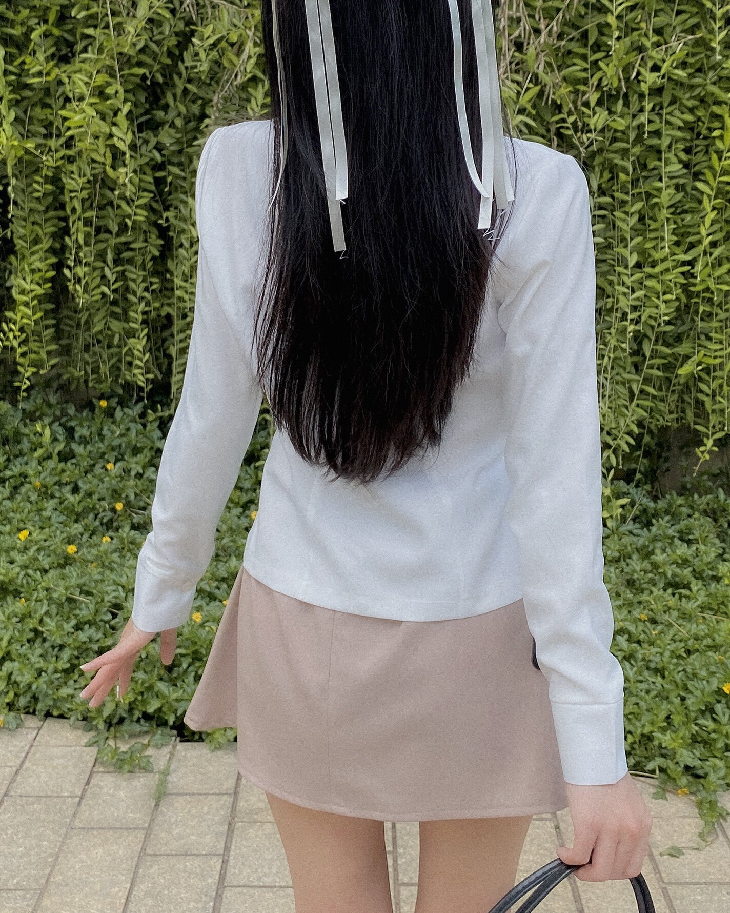 DALLA Áo sơ mi phom ôm basic (SM05)
