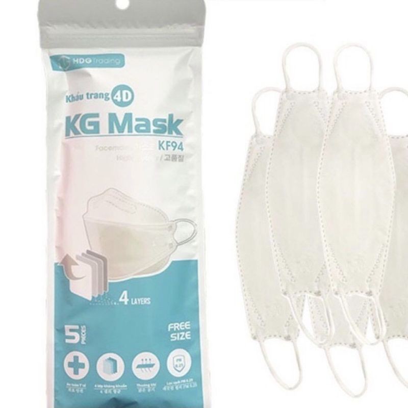 khẩu trang kf94 DC Mark  10/cái ( thùng 300 gói)