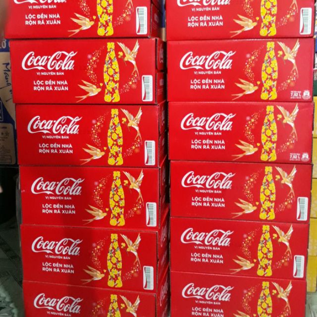 THÙNG 24 LON XUÂN COCACOLA  320ML