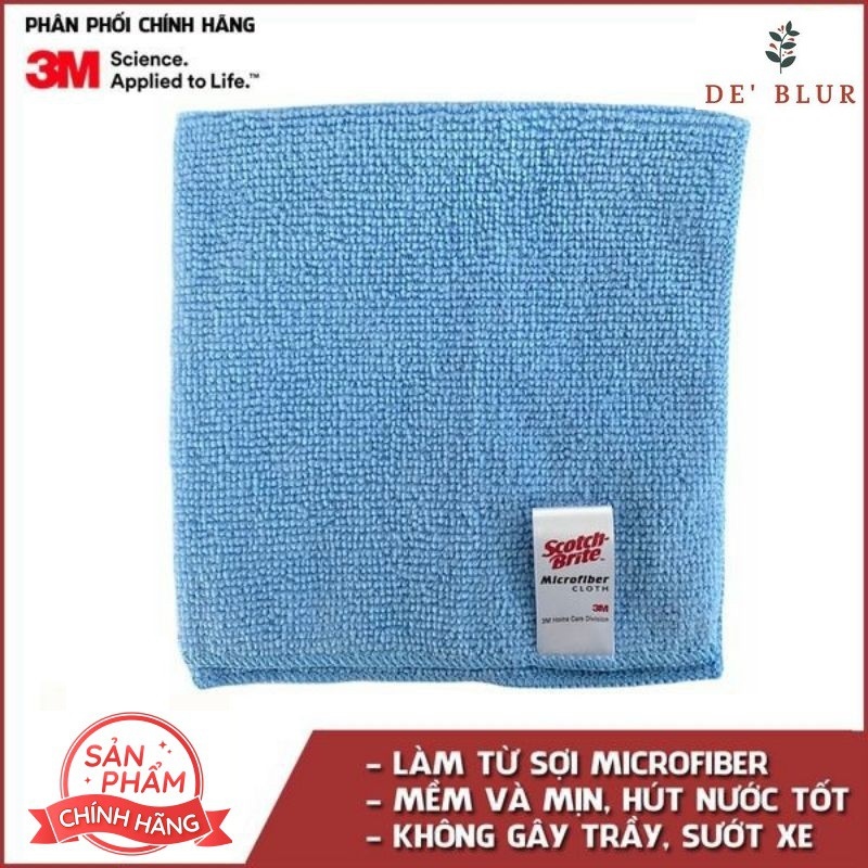 BÁO GIÁ Chổi Lau Nhà Scotch Brite | Shopee Lazada Sendo Tiki mới nhất 26 ♈ gino shop Khăn Lau Xe Ô Tô Chuyên Dụng Lau Đa Năng Chống Trầy Xước 3M SCotch Brite 30x30cm - Gói 1 Cái