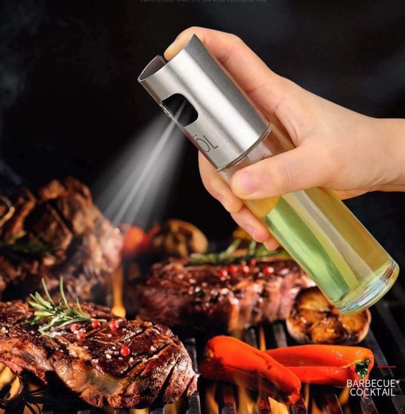 Bình xịt dầu ăn rapido dạng chai