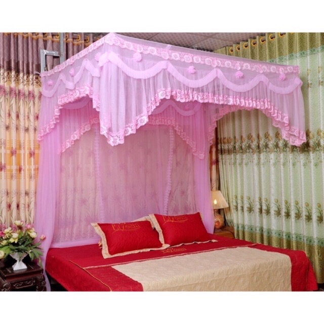 màn khung cung đình tuyn lạnh cao cấp( kèm cả khung)