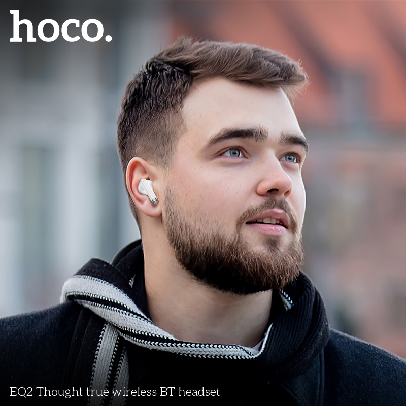 Tai nghe Bluetooth TWS Hoco EQ2 Thought W5.3, Pin 7H - NHẤT TÍN Computer