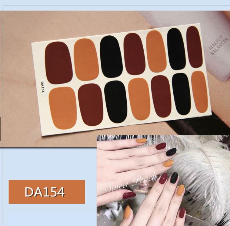 Bộ sticker dán móng tay trang trí 3D kháng nước bền chặt - P2