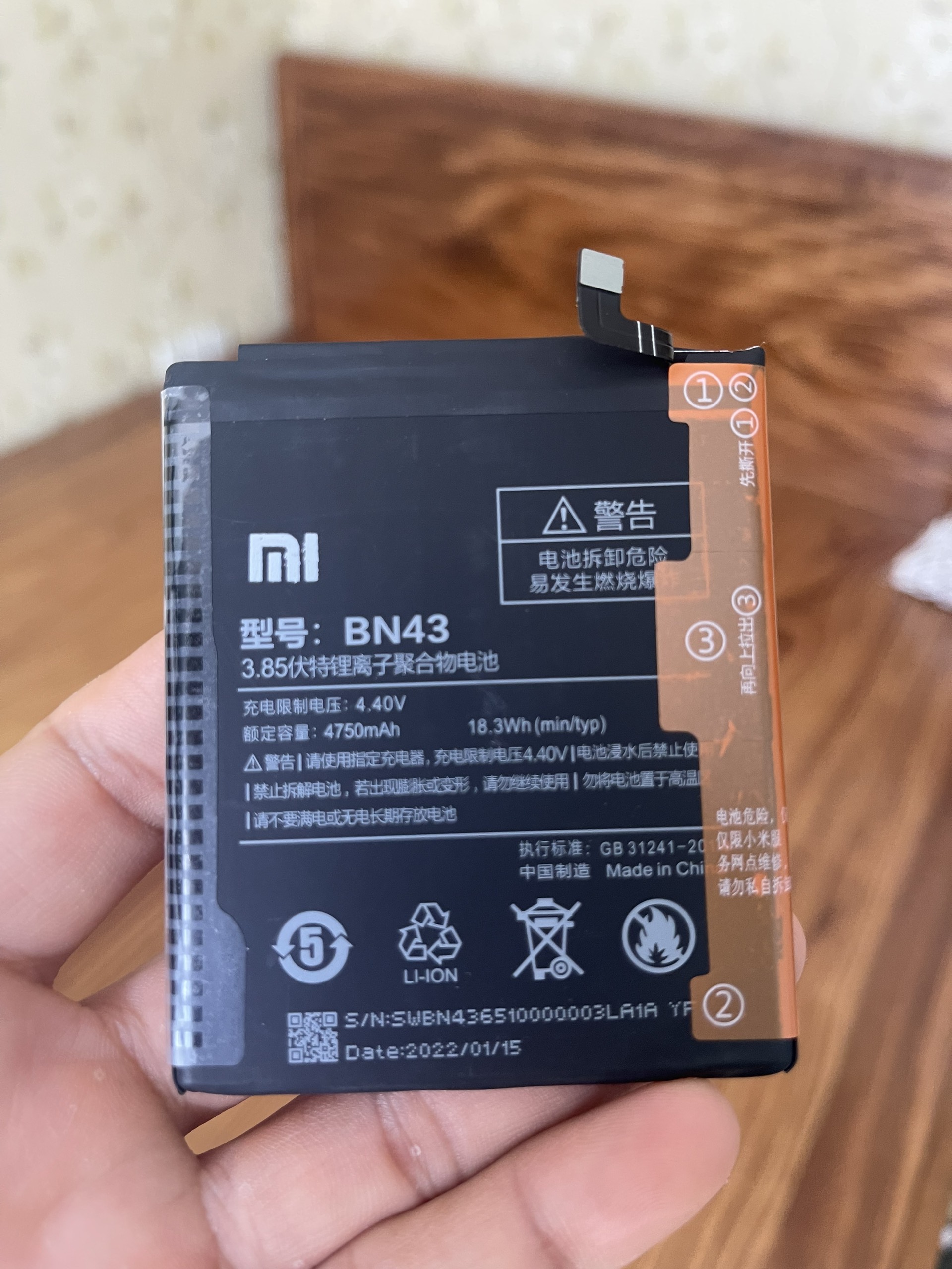 [HCM]Pin Xiaomi BN43 / Redmi Note 4X