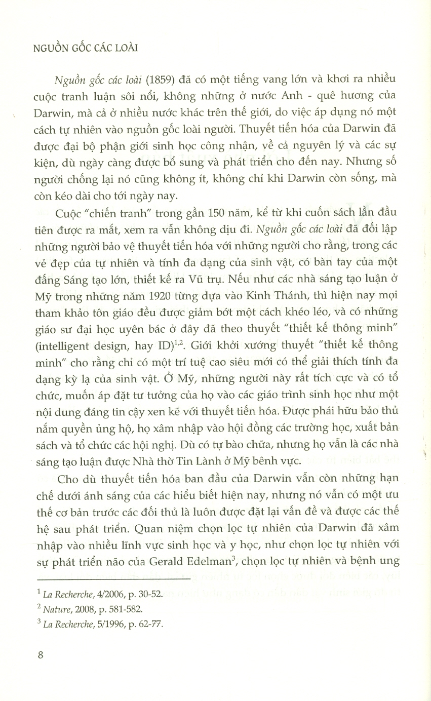 Nguồn Gốc Các Loài