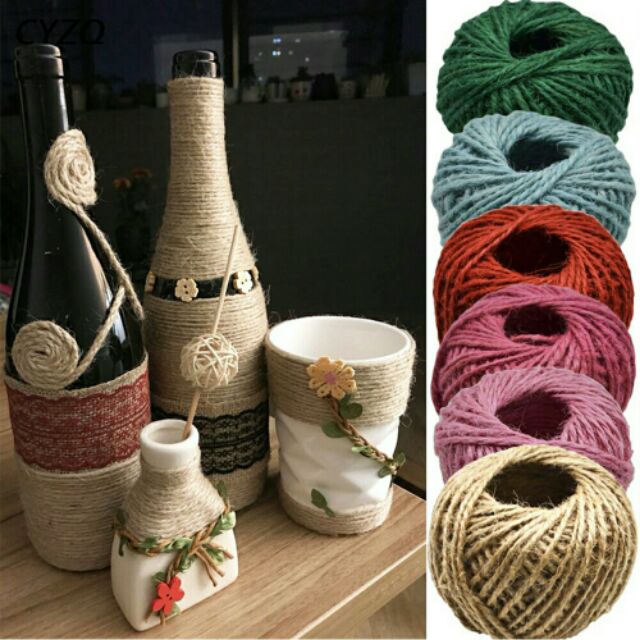 Cuộn Dây Thừng, Sợi Đay 30M, Dây Treo Ảnh (Chọn Màu)