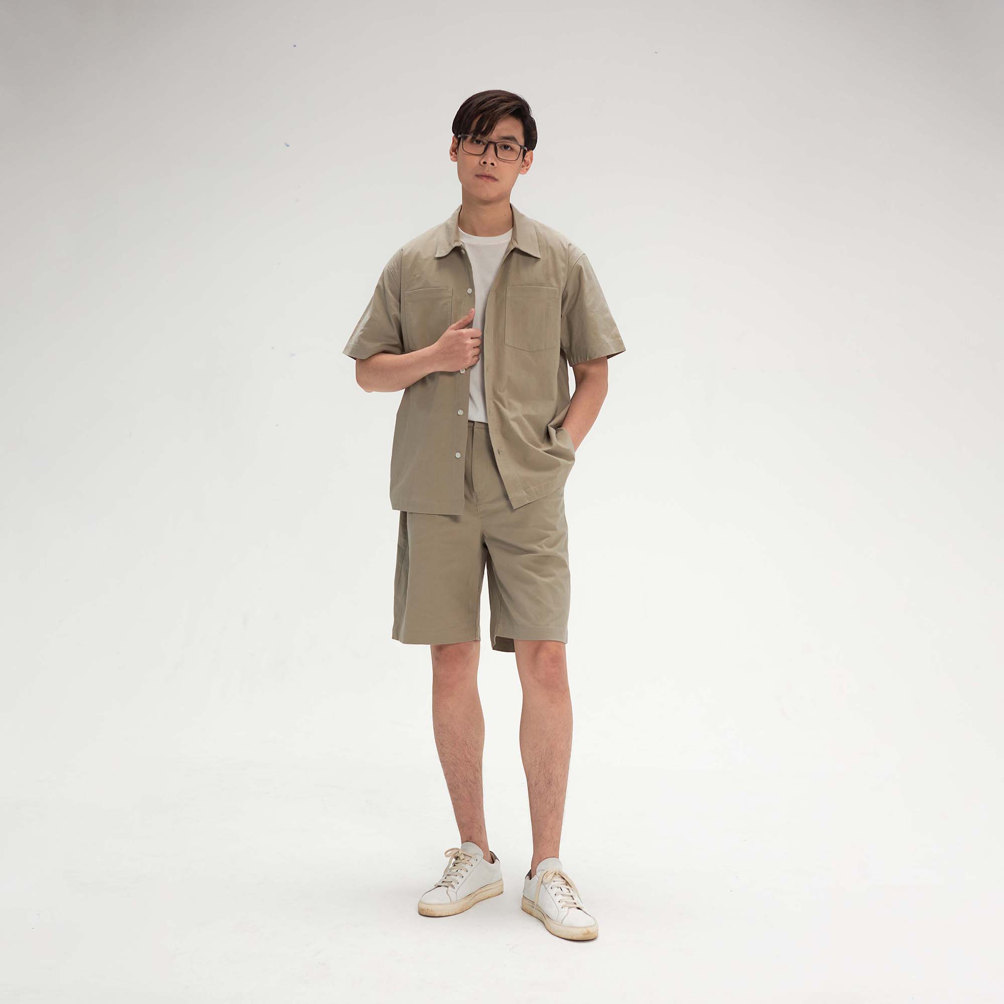 Áo sơ mi ngắn tay LOOK LINEN SHIRT